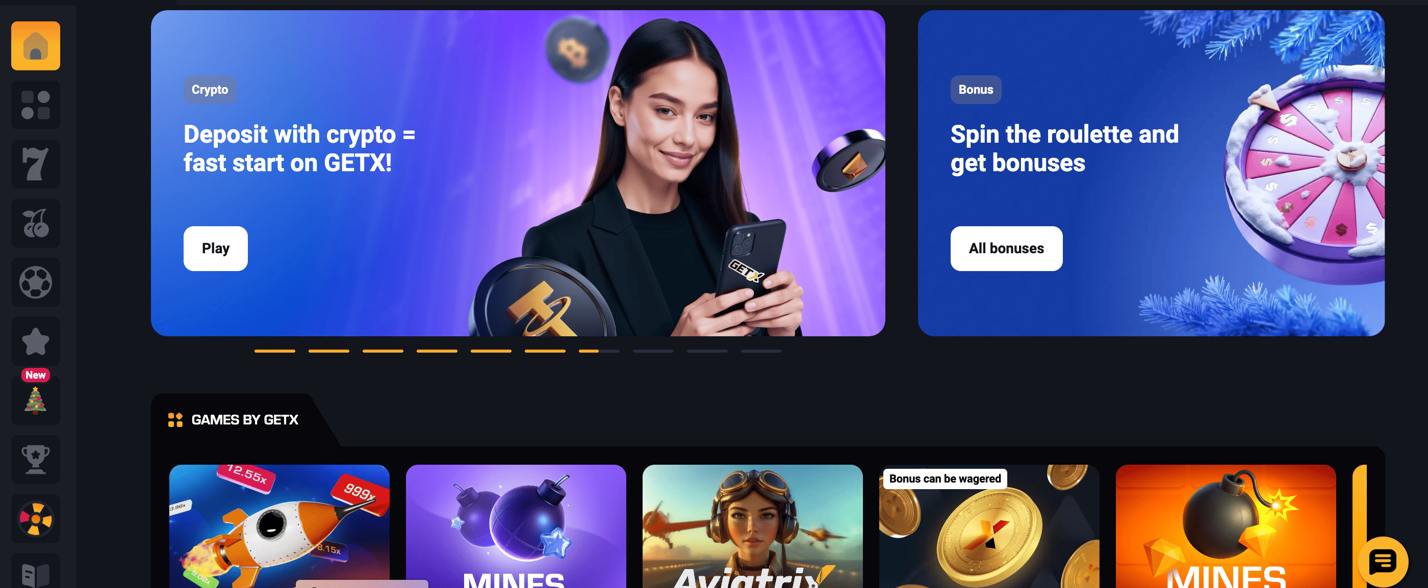 getx casino зеркало